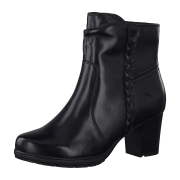 Jana 100% COMFORT LEATHER 8-8-25306-27/001 BLACK Klassische Stiefeletten  HW 21/22
