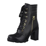 Marco Tozzi PREMIO 2-2-25731-37/085 BLACK/GOLD Schnürstiefel  HW 21/22