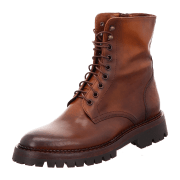 Corvari Schnürstiefelette Cognac