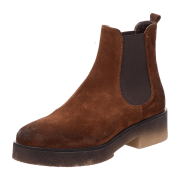 Strategia Stiefelette flach derb braun