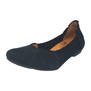 Think Balla Ballerinas Slipper schwarz Nubuck