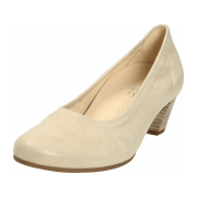 Gabor comfort Gabor Palma Pumps beige metallic H-Weite 66.180.14