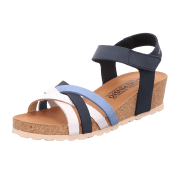 Mephisto Keilsandale m. Riemen Blau
