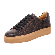 Camerlengo Da. Sneaker Snake-Print Braun
