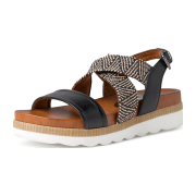 Marco Tozzi 2-2-28401-28/096 BLACK ANT.COMB Riemchensandalen  FS 2022