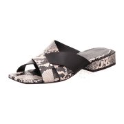 Vic Matié Pantolette flach Schlange/Schw