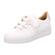Camerlengo Da. Sneaker Kroko Weiß