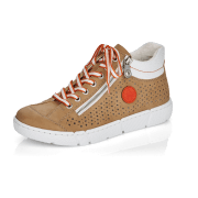 Rieker N1747-62 nude/orange/weiss Schnürstiefel  FS 2021