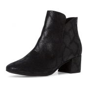 Tamaris 1-1-25382-27/006 BLACK STRUCT. Klassische Stiefeletten  HW 21/22