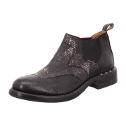 Moma Chelsea Stiefelette flach schw