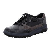 Mephisto Paco Black (schwarz) - Bequemschuh - Herrenschuhe Sneaker / Schnürschuh, Schwarz, leder