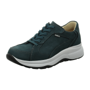 FinnComfort Piccadilly Petrol  (blau) - Schnürschuh mit loser Einlage - Damenschuhe Bequeme Schnürschuhe, Blau, leder (oilbuk)