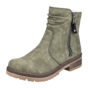 Rieker Schlupf/Reißverschlussstiefelette Warmfutter