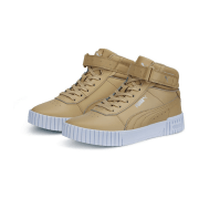 Puma Carina 2.0 Mid-Top Sneaker Damen light sand/light sand/puma silver/puma white 42