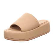 Paloma Barceló Da. Pantolette Plateau beige