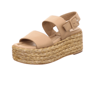Paloma Barceló Da. Sandalette Plateau Beige