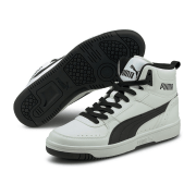 Puma Rebound Joy High-Top Sneaker white/puma white/limestone 45