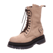 Laura Bellariva Schnürboots Schnalle Taupe