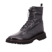 Elia Maurizi Stiefelette. Lackleder Grau