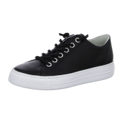 Paul Green 4081-267 Black/White (schwarz) - sportlicher Schnürschuh - Damenschuhe Sneaker, Schwarz, leder (maincalf)