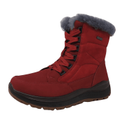 Grünwald Damen Lammfell Stiefel rot