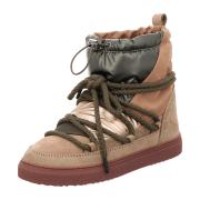 INUIKII Schnürstiefelette,Lammf,Grün