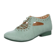 Think Guad Schnür Schuhe grün gelocht 565