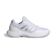 adidas Gamecourt 2.0 Tennisschuhe Damen HQ8476 - cloud white/silver met./cloud white 38 2/3