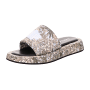 Marc Cain Da. Pantolette,Blumen,Hellblau