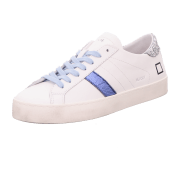 D.A.T.E. Da. Sneaker Glitzer Weiß/Blau