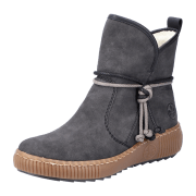 Rieker Schlupf/Reißverschlussstiefelette Warmfutter