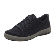 Legero Tanaro 5.0 0001618000 Oceano (Blau) - sportlicher Schnürschuh - Damenschuhe Bequeme Schnürschuhe, Blau, leder (velour)