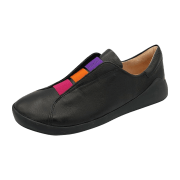 Think Duene Schuhe Slipper schwarz bunt Nappa 766