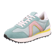 Ambitious 12127W-T39 Mint/Rose (grün) - sportlicher Schnürschuh - Damenschuhe Top Trends, Grün, leder/textil