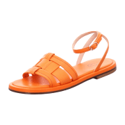 Lorena Paggi Sandalette,geflochten Orange