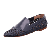 Lorena Paggi Da. Slipper,geflochten,Blau