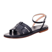 Lorena Paggi Da.Sandalette,geflochten Blau