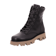 Paul Green Schnürstiefelette, Schwarz