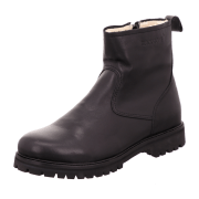 Blackstone Stiefelette, Lammfell, Schwarz