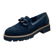 Gabor Fashion Schuhe Slipper schwarz Velour 35.240.17