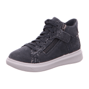 Superfit Cosmo 0064512010 Dunklegrau - Schnürschuh - Kinderschuhe Gefütterte Kinderstiefel Gr. 18 - 42, Grau, leder/effektleder (velour)