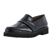 Paul Green Loafer Schuhe Slipper schwarz Lack 1037