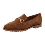 Paul Green 1027-064 Nut (Braun) - Ballerina - Damenschuhe Slipper / Trotteur, Braun, leder (royal suede), absatzhöhe: 10 mm