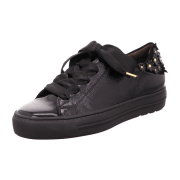 Paul Green Da Sneaker,Blumen,Lack,Schwarz