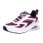 Skechers UNO Schuhe weiß rot Damen Sneakers 177424