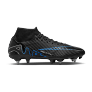 Nike Mercurial Superfly 9 Academy SG-Pro Stollen-Fußballschuhe Herren 040 - black/chrome-hyper royal 40