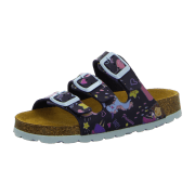Longo Tieffußbett Pantolette,ocean/multi