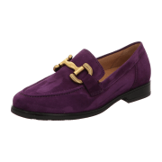 Gabor comfort Gabor Florenz Schuhe Slipper lila Velour G-Weite 52.422.49