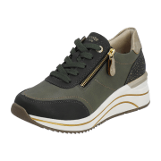 Remonte Da.-Halbschuhe Keilsohle Reißverschluss