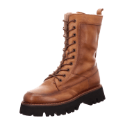 Corvari Schnürboot,Lammfell,Cognac